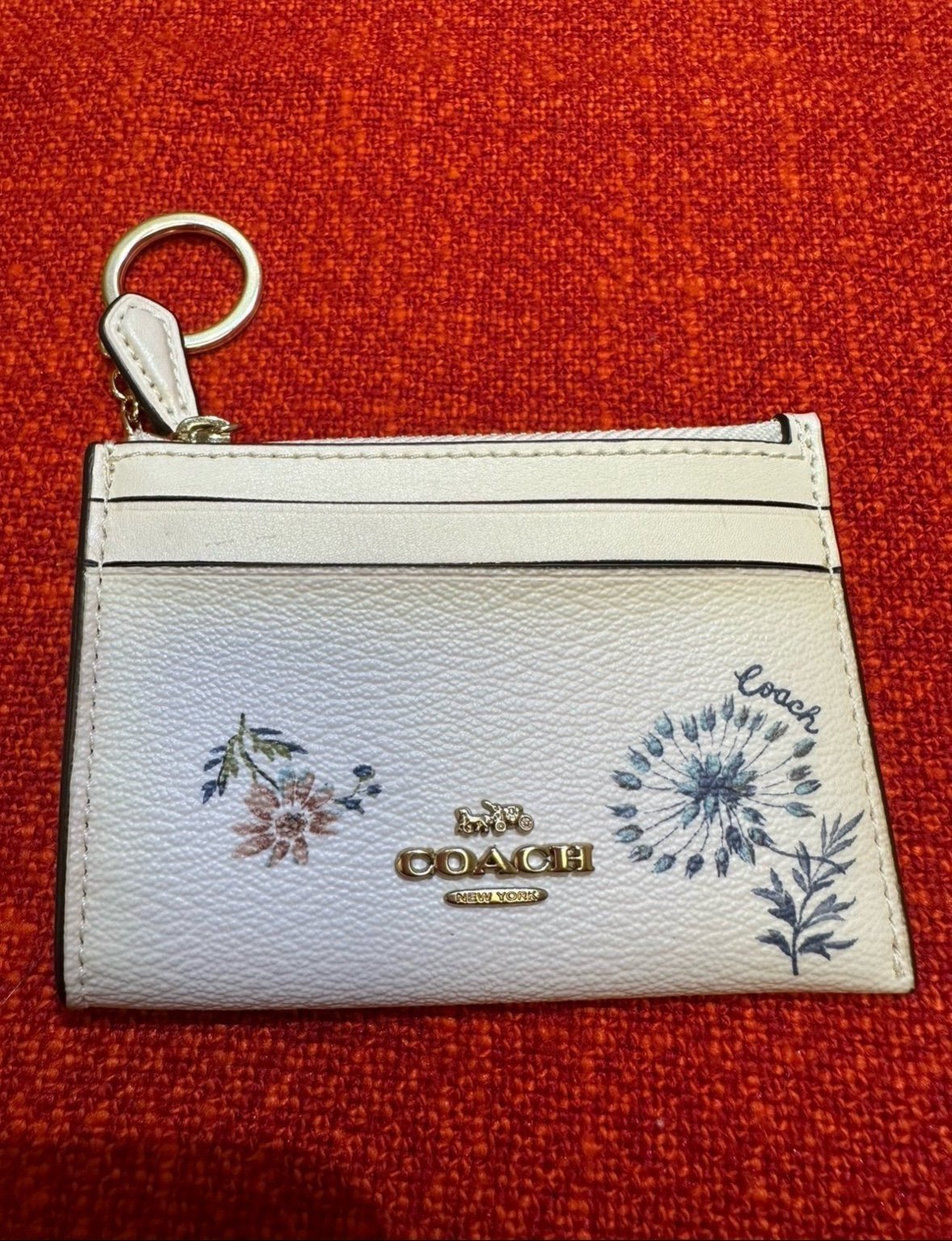 Coach card case/keychain