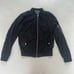 Zara Men's Black Bomber Jacket Silver Zipper Details