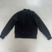 Zara Men's Black Bomber Jacket Silver Zipper Details