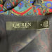 Lauren Ralph Lauren Floral Paisley Tiered Ruffle Maxi Dress Blue Red Sz 6