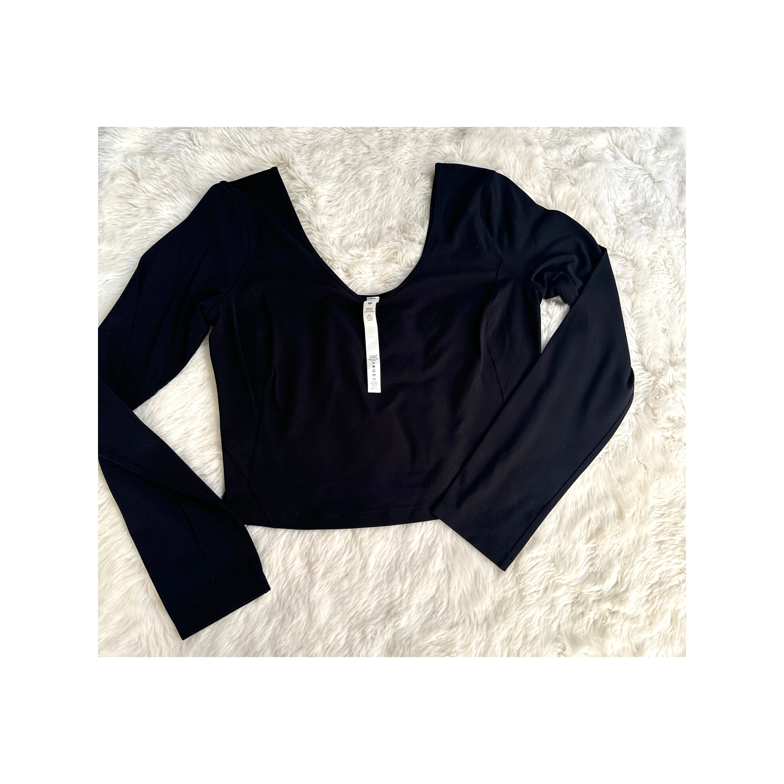 Lululemon Align Long Sleeve Shirt Black Size 10 Nulu