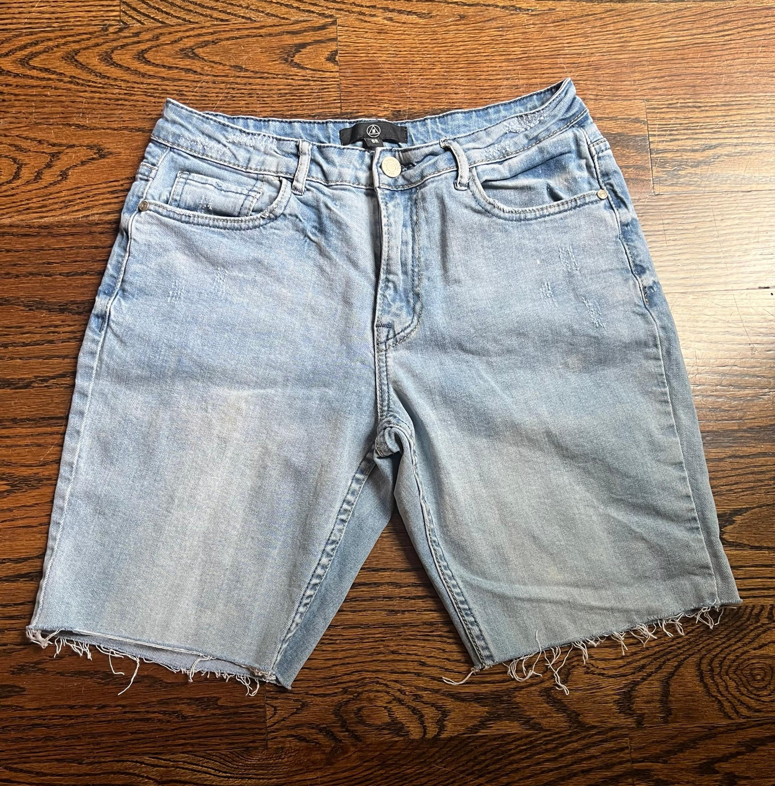 Misguided womens shorts size 2 blue