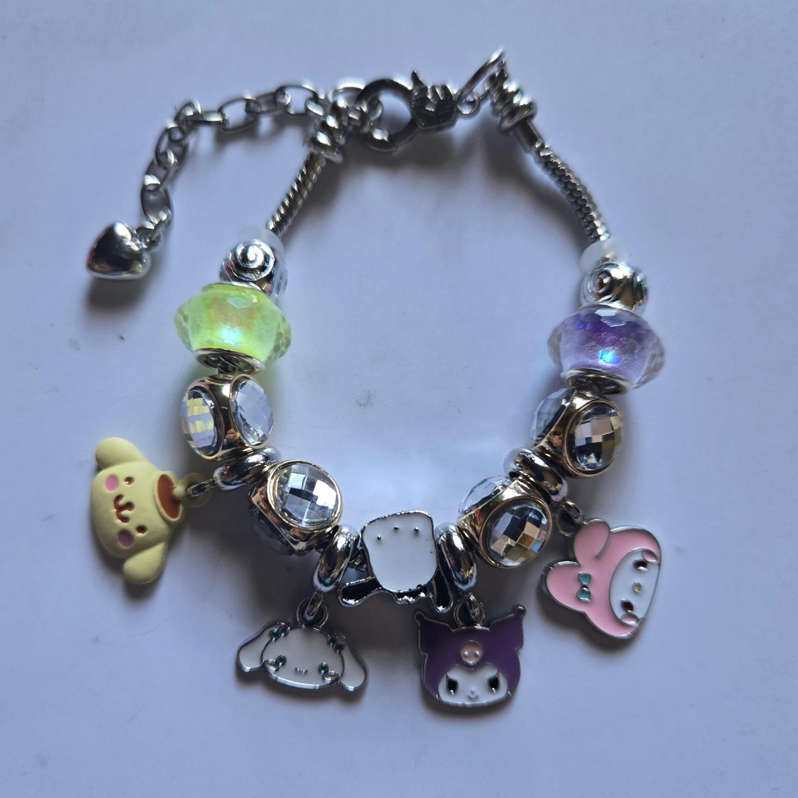 Sanrio charm metal bracelet