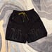 Rhude Black/Black Athletic Shorts Size Large