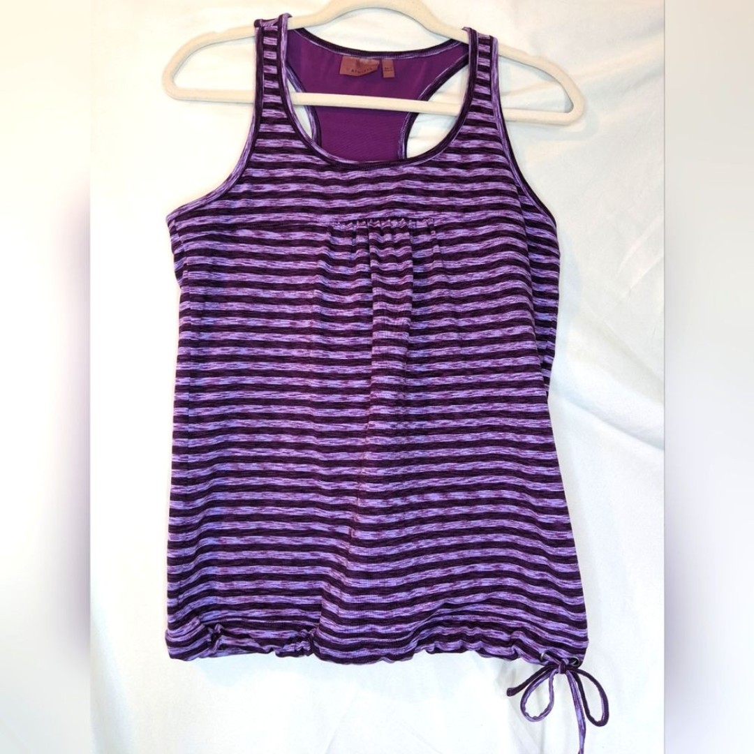 Athleta Cinch Waist Racer Back Tank Top, Large