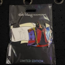 Disney WDI Pin - Off the Page Jafar - LE 300 Sketch Aladdin