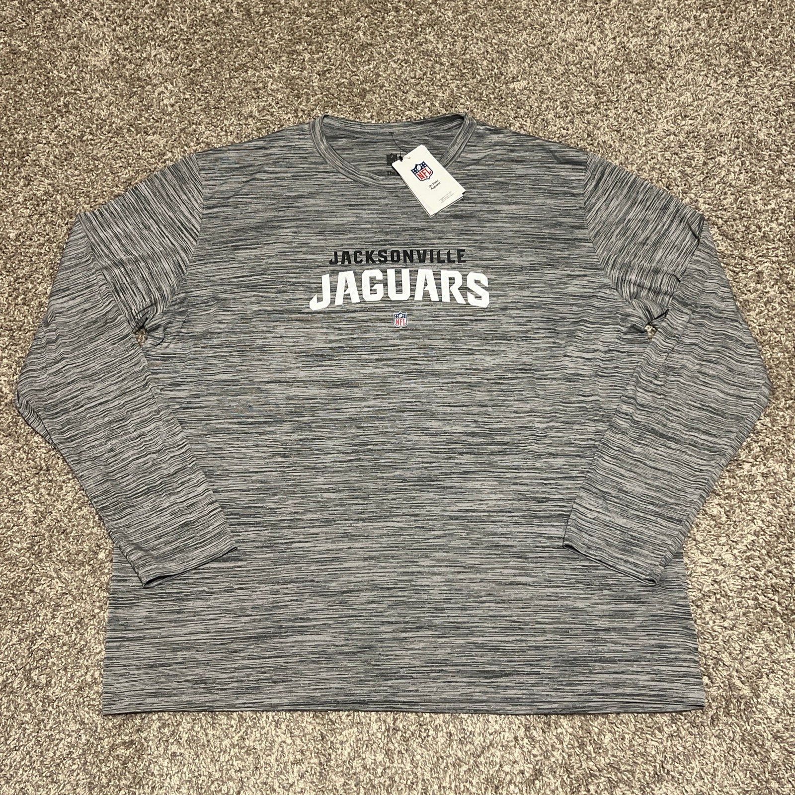 Nike Jacksonville Jaguars On-Field Dri-Fit Velocity Long Sleeve Shirt Men’s 3XL