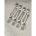 SET OF 8 ROGERS STANLEY ROBERTS FLORAL MIST STAINLESS STEEL DINNER FORKS