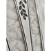 SET OF 8 ROGERS STANLEY ROBERTS FLORAL MIST STAINLESS STEEL DINNER FORKS