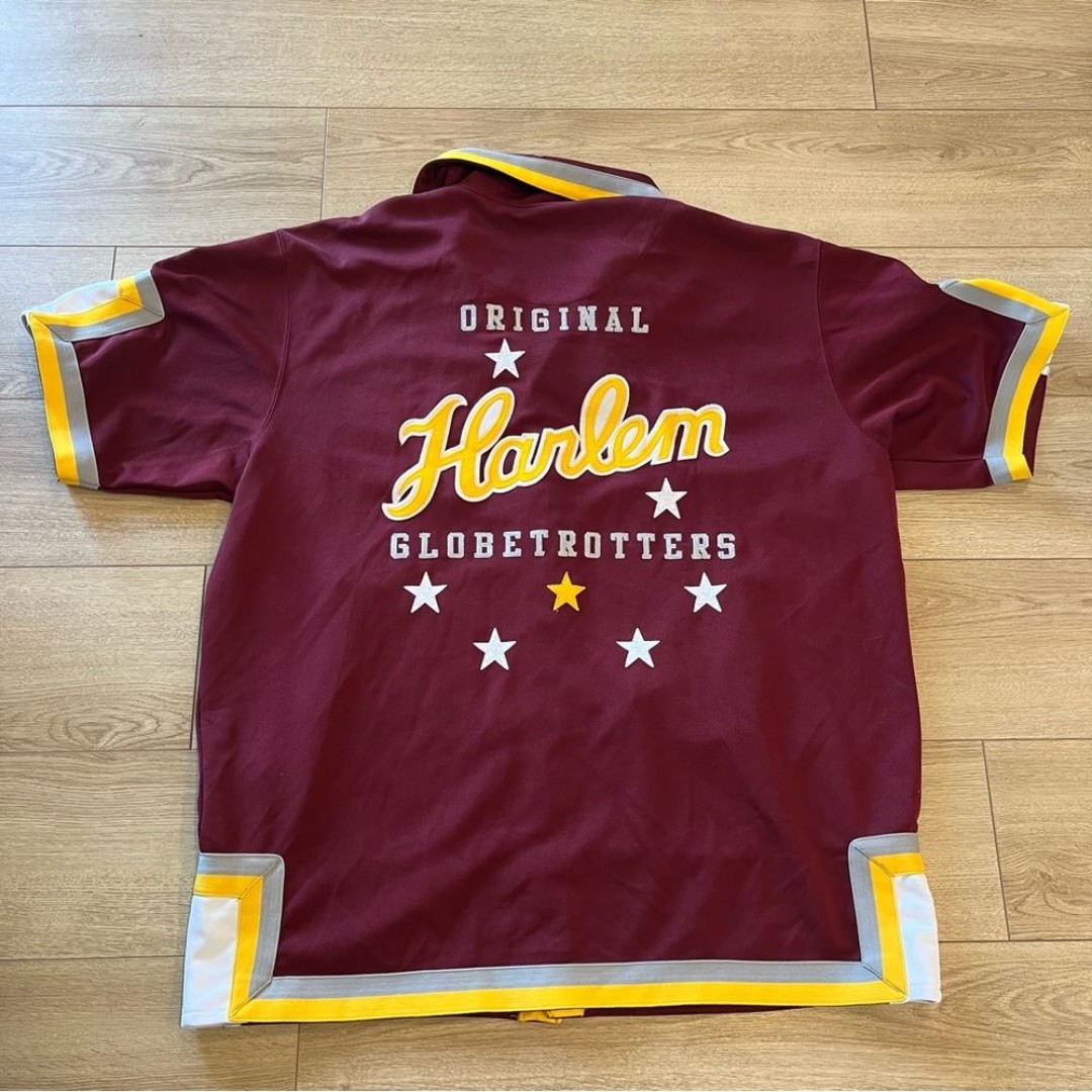 Vintage Platinum Fubu Harlem Globetrotters Tear Away Warmup