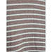 ATM Anthony Thomas Melillo Modal Ribbed Turtleneck Cream and Brown Stripe Small