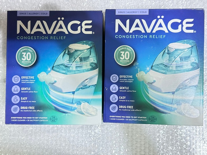 Navage Saline Nasal Irrigation System w/SaltPods FACTORY SEALED