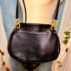 Vintage Guy Laroche Paris Leather Shoulder Bag