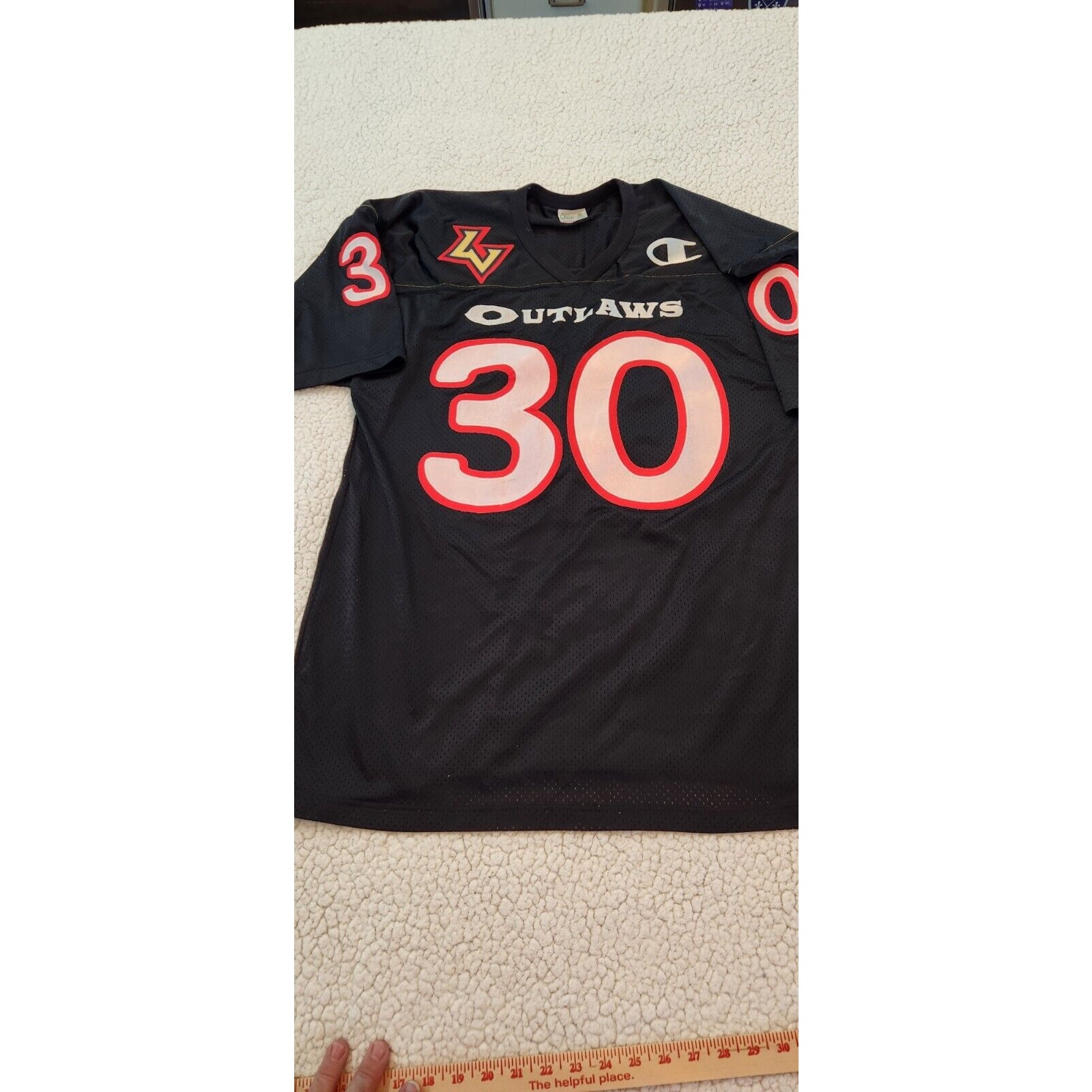Vintage Las Vegas Outlaws Gator Athletics Jersey Mens Size XL 30 We Miss He