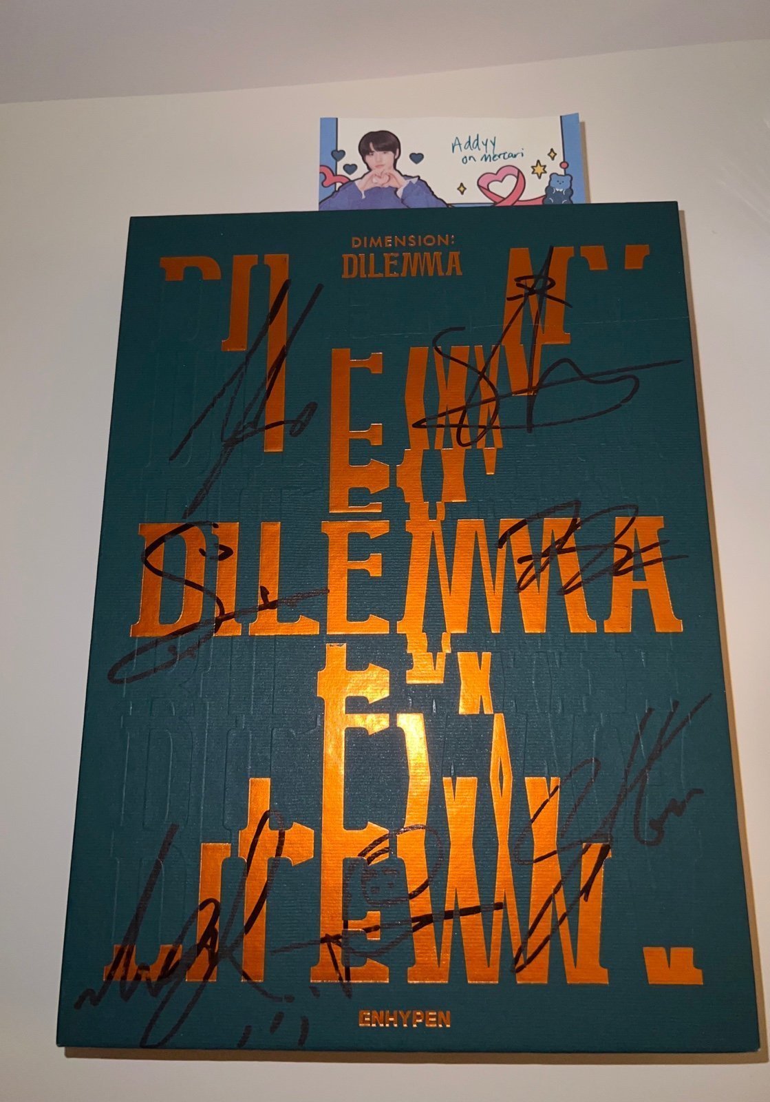 *Signed* Enhypen album Dimension: Dilemma