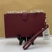 MICHAEL KORS LG DOUBLE ZIP WRISTLET WALLET PHONE HOLDER DARK CHERRY NWT