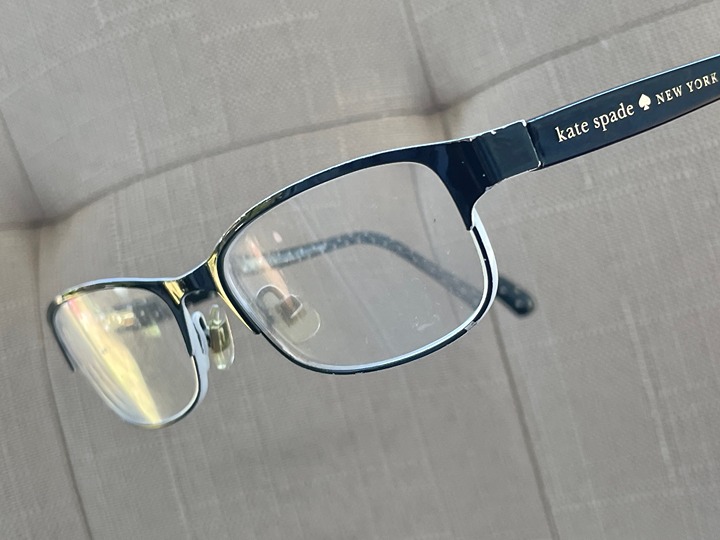 Kate Spade New York Women Glasses Frame Black/White AMBROSETTE 135 52[]17