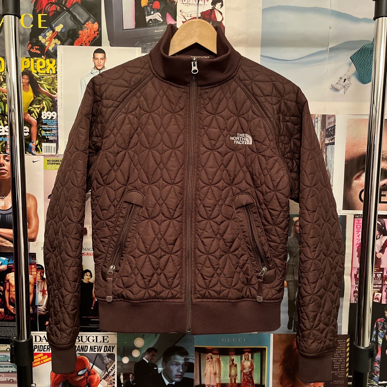 2009 The North Face Nylon Ribbed Aviator Coat
