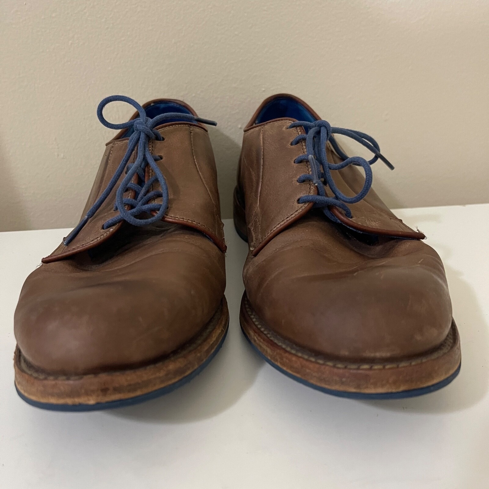 Allen Edmonds Badlands 9 D Brown Leather Lace Up Derby Allen Edmonds Badlands 9 D Brown Leather Lace Up Derby