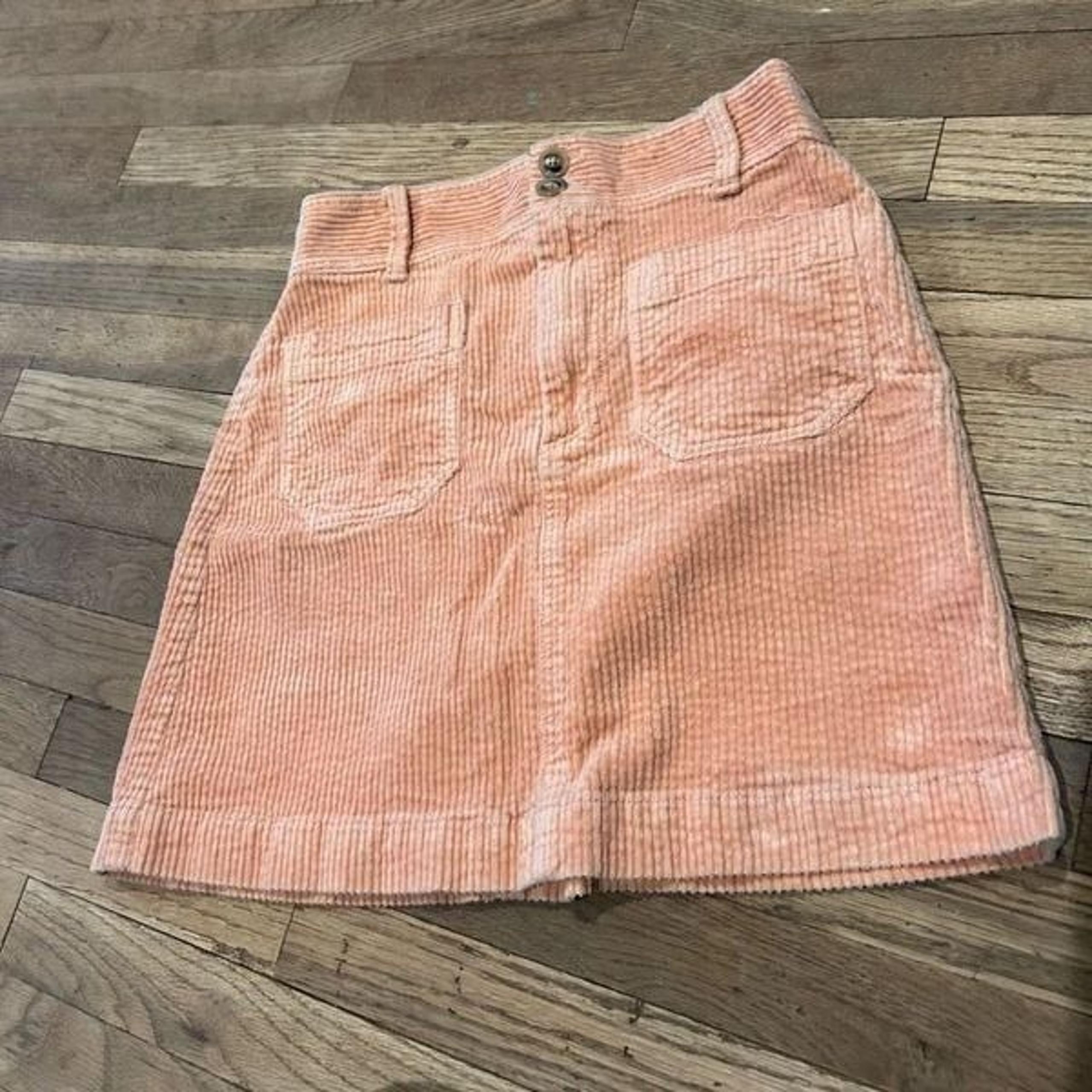Vintage Madewell skirt mini corduroy pockets size 0