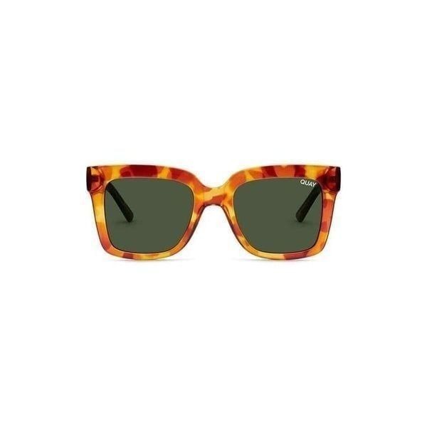 Quay Icy 51mm Gradient Square Sunglass Orange Tortoise Womens Size OS