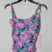 NWT Lilly Pulitzer Women's Pink/Navy Floral One-Piece Swimsuit Size 8