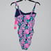 NWT Lilly Pulitzer Women's Pink/Navy Floral One-Piece Swimsuit Size 8