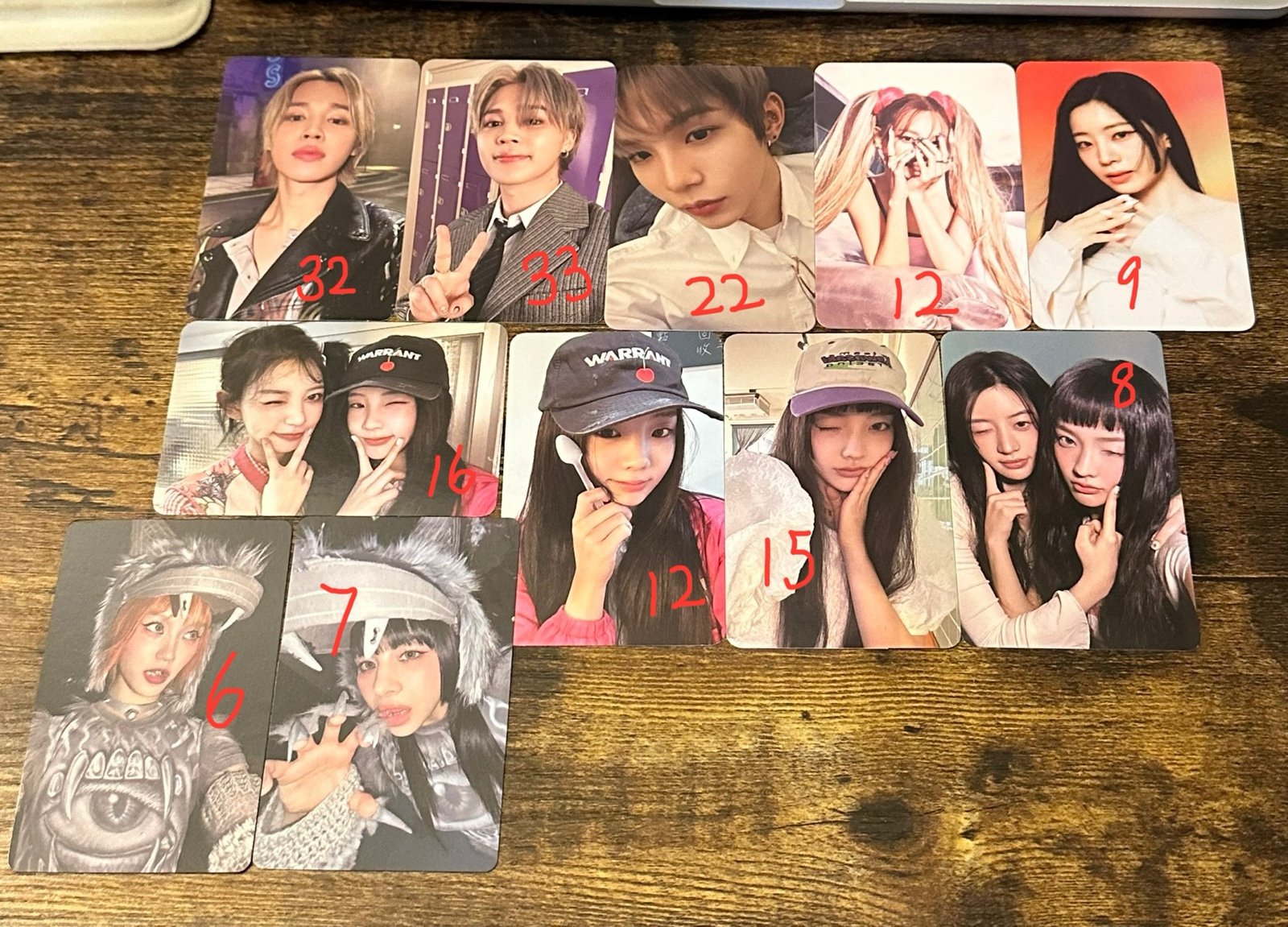 bts, nct, illit, twice, xg, kpop exclusive photocard