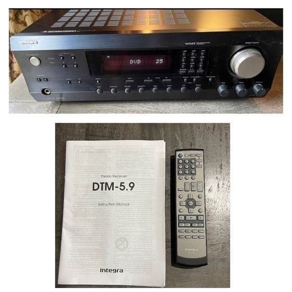 Onkyo Integra Model DTM-5.9 Stereo Receiver Bundle