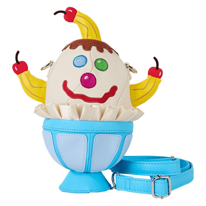 SpongeBob Squarepants Goofy Goober Ice Cream Sundae Figural Crossbody Bag.