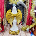 Santa Muerte Pregnant Statue White Holy Death With Glitter Wings 12 Embrazada