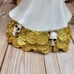 Santa Muerte Pregnant Statue White Holy Death With Glitter Wings 12 Embrazada