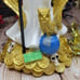 Santa Muerte Pregnant Statue White Holy Death With Glitter Wings 12 Embrazada