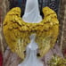 Santa Muerte Pregnant Statue White Holy Death With Glitter Wings 12 Embrazada
