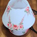 Vintage mushroom style handpainted frosted lamp
