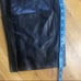 NEW Reformation Veda Black Leather Straight Pants