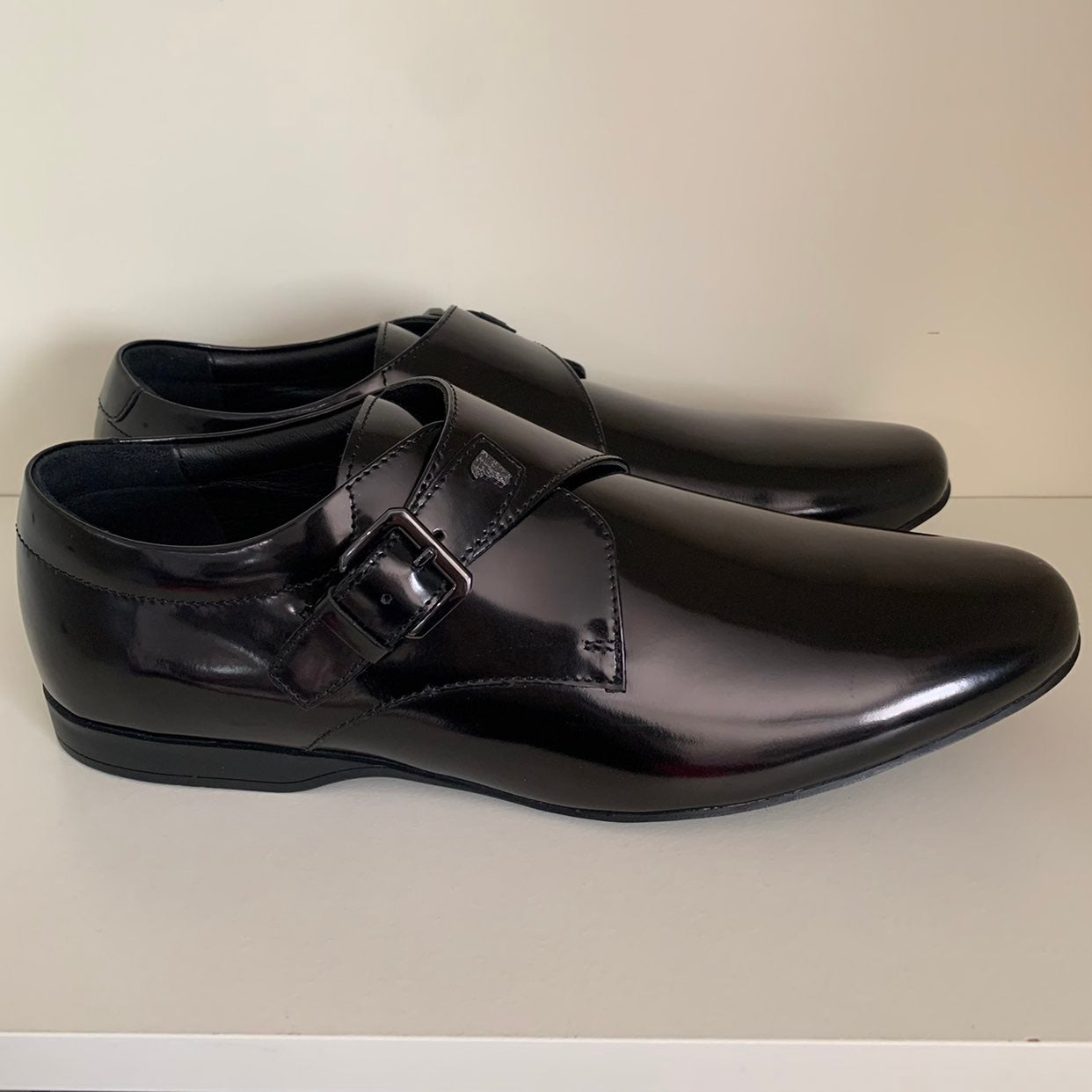 Versace patent dress shoes