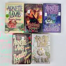 5x Arnette Lamb Mackenzie Series Historical Romance PB Fiction Novels Books