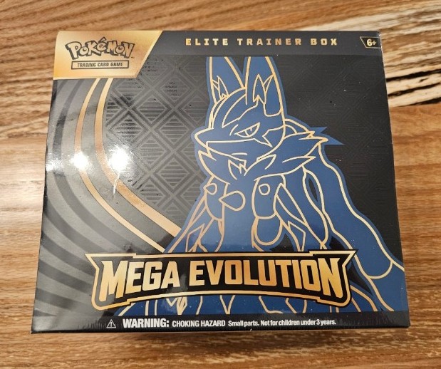 Pokemon TCG: Mega Evolutions Lucario Elite Trainer Box ETB New and Sealed