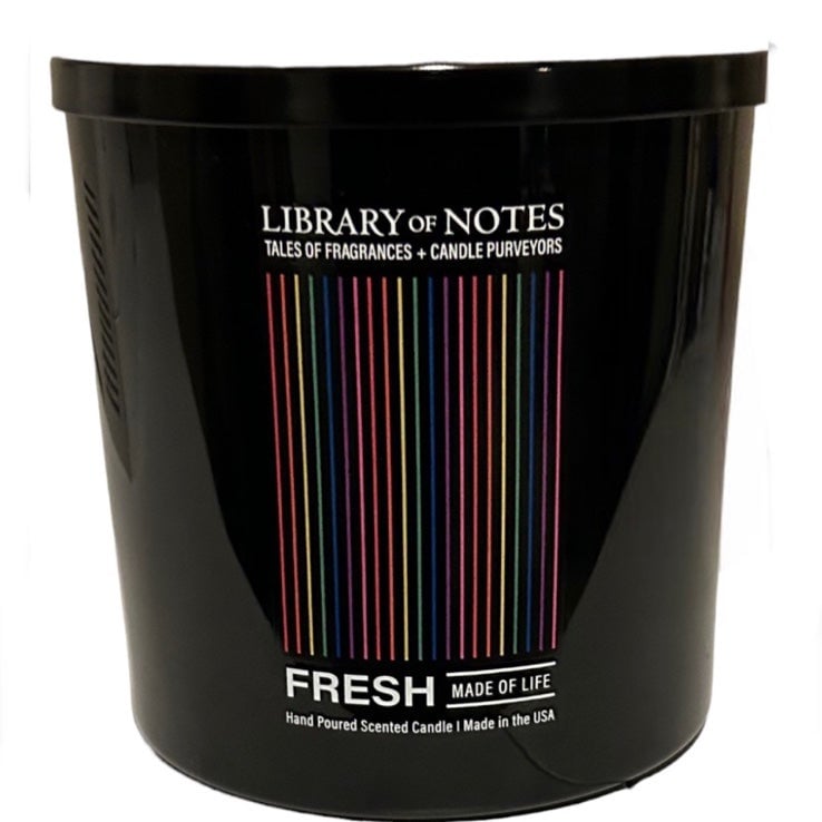 Library of Notes Triple Wick 52oz Fresh Candle Tales of Fragrances