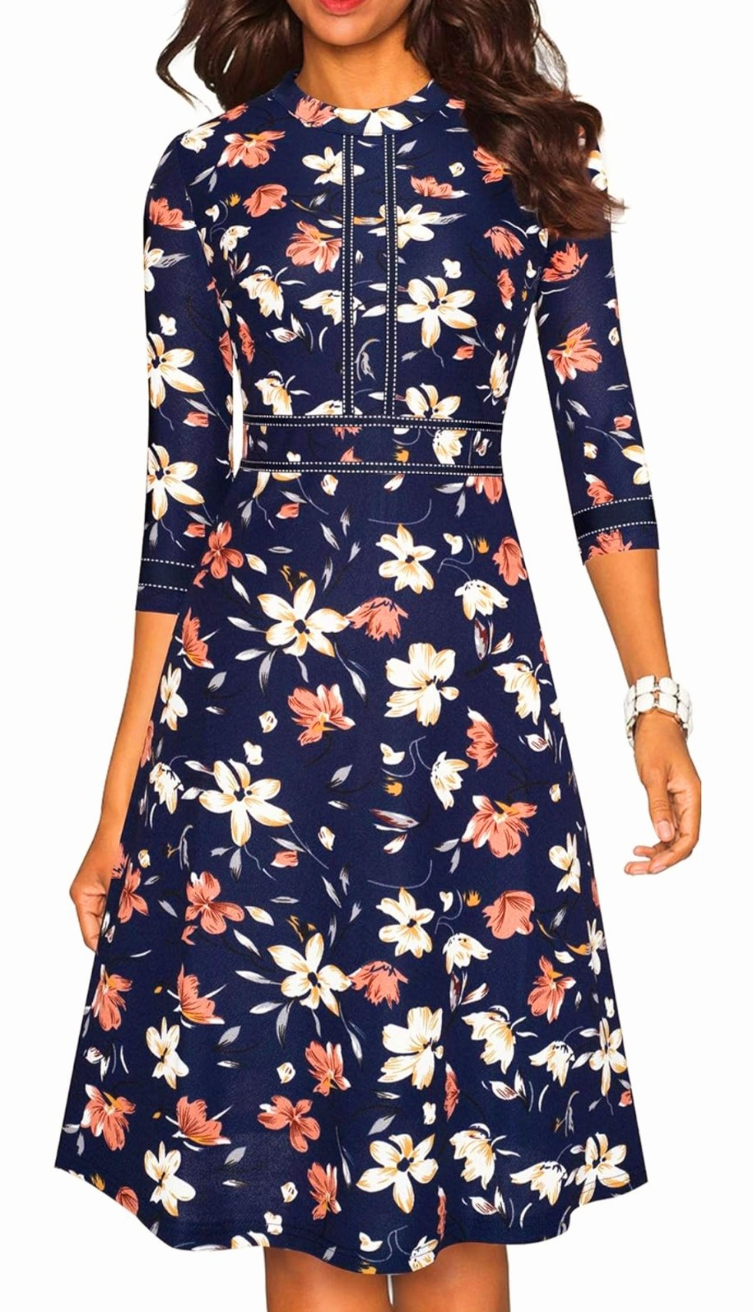HOMEYEE Women's Aline Dress