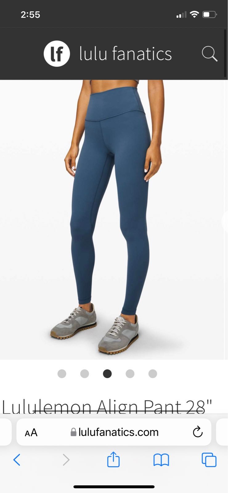 Lululemon Align Pant 28 Code Blue