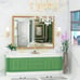 Hasipu Vosuja 48x36 Inch Bathroom Mirrors, Gold