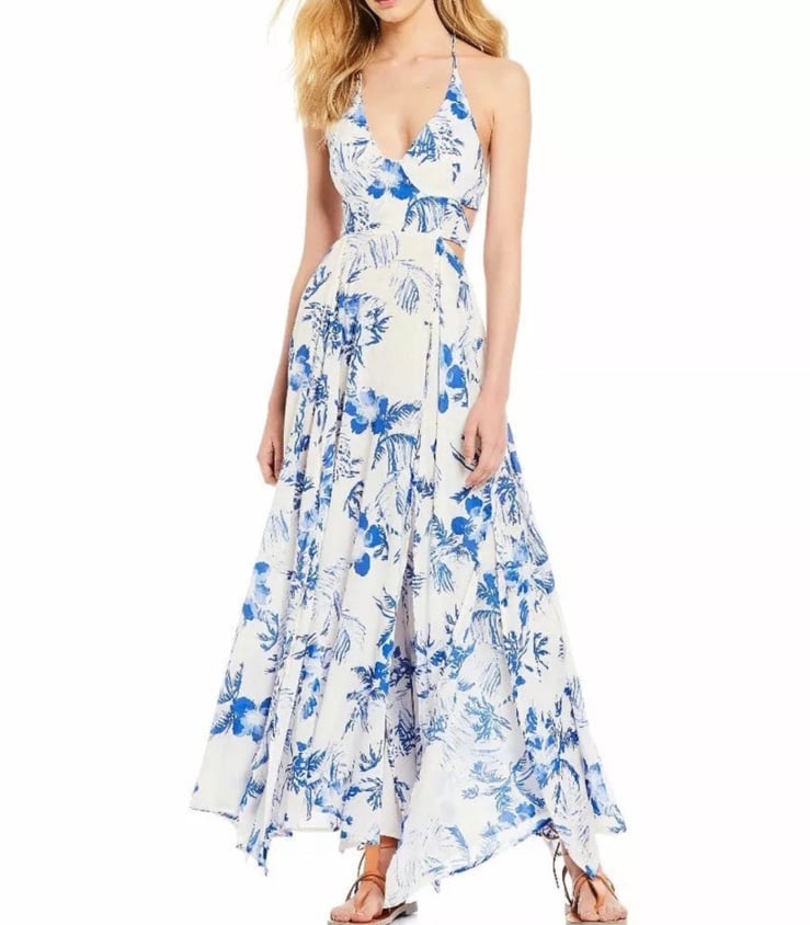 Free People Lille Printed Maxi Dress