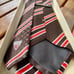 NEW 100% Louis Vuitton Classic Automotive Monogram Stripes Tie