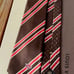 NEW 100% Louis Vuitton Classic Automotive Monogram Stripes Tie