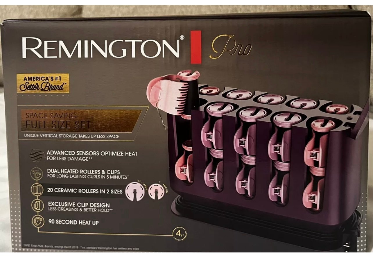 Remington H9100S Pro Hot Rollers - Purple