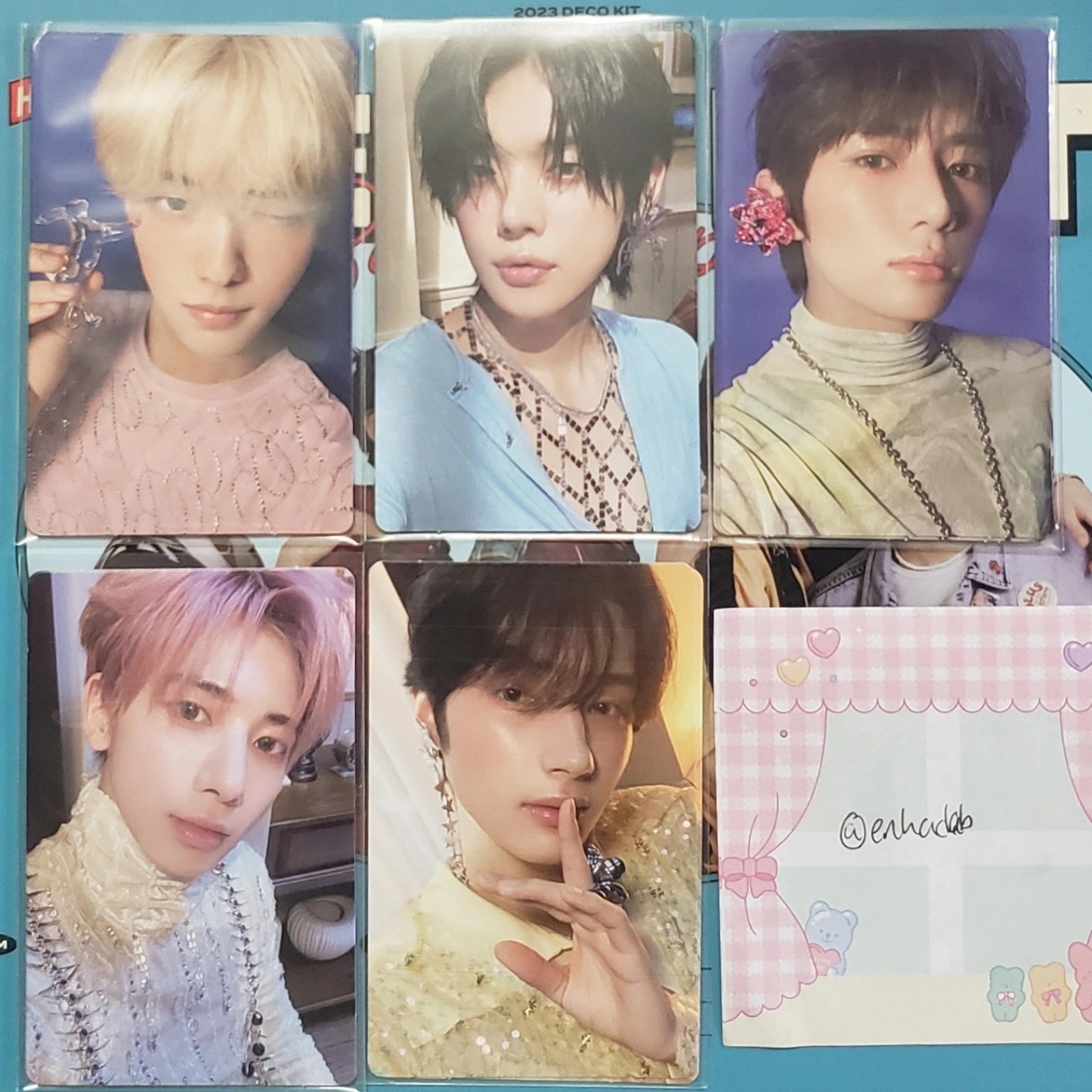 Txt lullaby photocard set