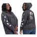 Torrid 3 (3X 22/24) Disney Hocus Pocus Lace Up Cozy Fleece Hoodie Sweatshirt