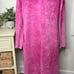Blue Buttercup Pink Mineral Wash Fringe Cardigan